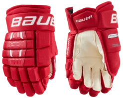 Bauer Pro Series Junior Hockey Gloves 9 Bauer Pro Series Junior Hockey Gloves -Pro Hockey Supplies 1058651 RED