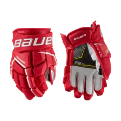 Bauer Supreme 3S Junior Hockey Gloves 10 Bauer Supreme 3S Junior Hockey Gloves -Pro Hockey Supplies 1058652 RED 1