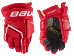 Bauer Supreme Ultrasonic Youth Hockey Gloves 7 Bauer Supreme Ultrasonic Youth Hockey Gloves -Pro Hockey Supplies 1058655 RED