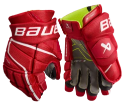 Bauer Vapor 3X Pro Junior Hockey Gloves -Pro Hockey Supplies 3XPRO JR PALM RED1