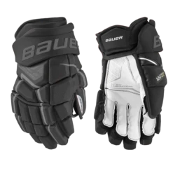 Bauer Supreme Ultrasonic Senior Hockey Gloves 10 Bauer Supreme Ultrasonic Senior Hockey Gloves -Pro Hockey Supplies 629088 BLK 01