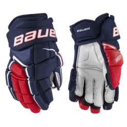 Bauer Supreme Ultrasonic Senior Hockey Gloves 12 Bauer Supreme Ultrasonic Senior Hockey Gloves -Pro Hockey Supplies 629088 NVR 01