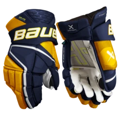 Bauer Vapor Hyperlite Senior Hockey Gloves 25 Bauer Vapor Hyperlite Senior Hockey Gloves -Pro Hockey Supplies HYPERLITE SR FRONT NVG2