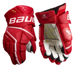 Bauer Vapor Hyperlite Senior Hockey Gloves 21 Bauer Vapor Hyperlite Senior Hockey Gloves -Pro Hockey Supplies HYPERLITE SR FRONT RED2png