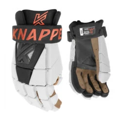 Knapper AK5 Ball Hockey Gloves 19 Knapper AK5 Ball Hockey Gloves -Pro Hockey Supplies Knapper Gants AK5 blanc noir corail 600x600 1