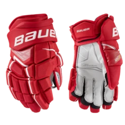 Bauer Supreme Ultrasonic Intermediate Hockey Gloves 13 Bauer Supreme Ultrasonic Intermediate Hockey Gloves -Pro Hockey Supplies SUPREMEULTRASONICGloveSenior RED b4855662 7331 4e23 9676 b37d63bae56c