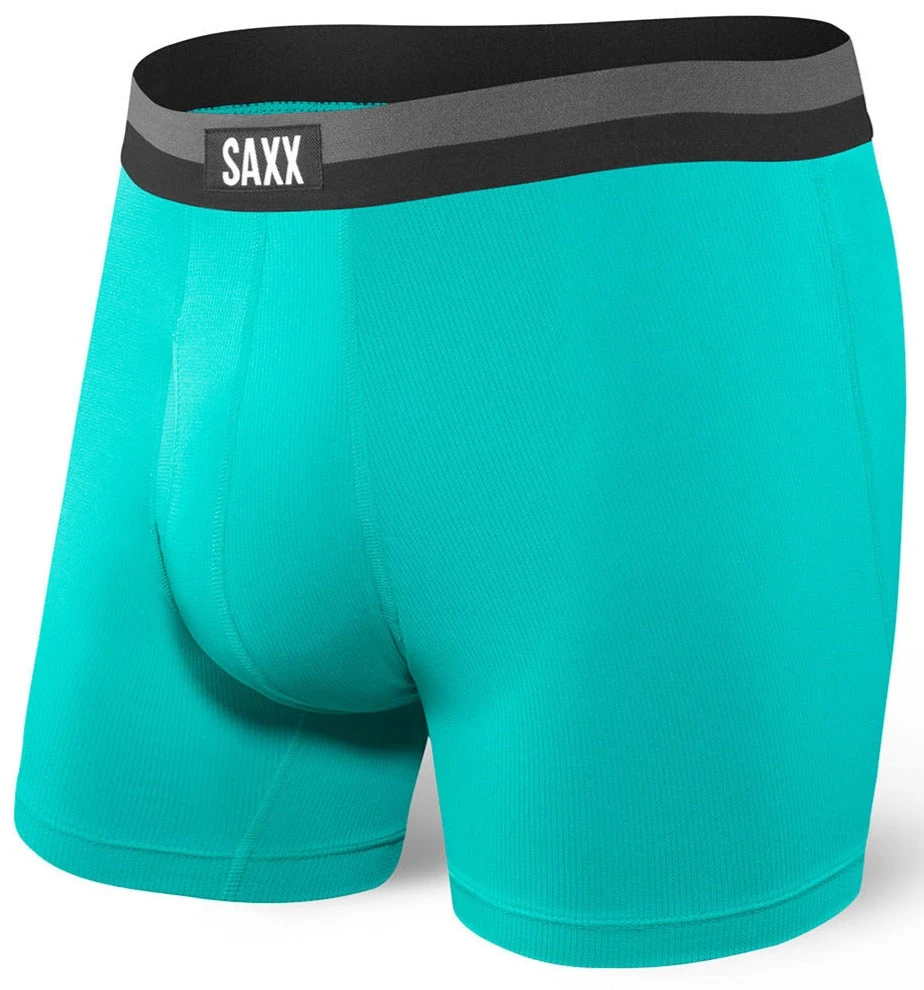 SAXX Sport Mesh Boxer Brief Fly Teal 3 SAXX Sport Mesh Boxer Brief Fly Teal