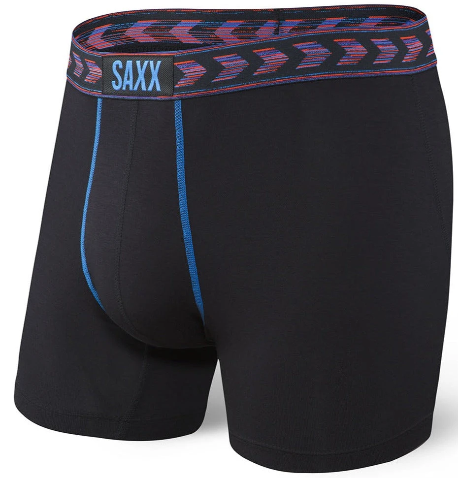SAXX Vibe Boxer Brief Black Spacedye Chevron 3 SAXX Vibe Boxer Brief Black Spacedye Chevron